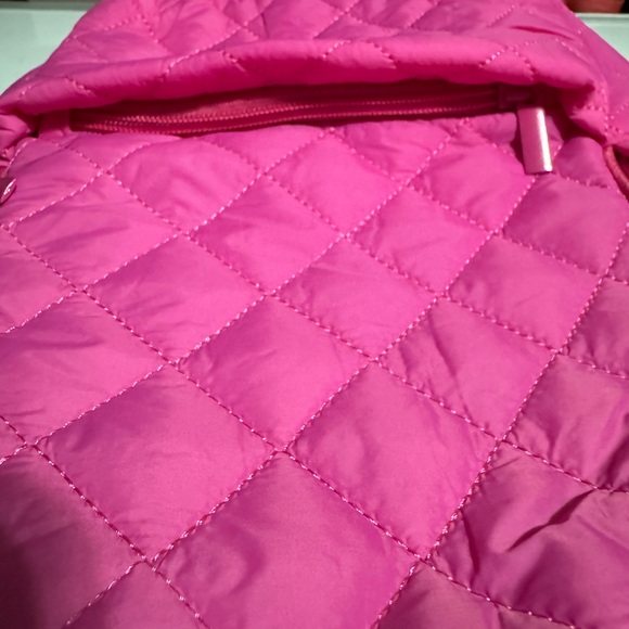 Pink Quilted Backpack - Picture 3 of 10